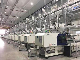 플라스틱 사출 작업장